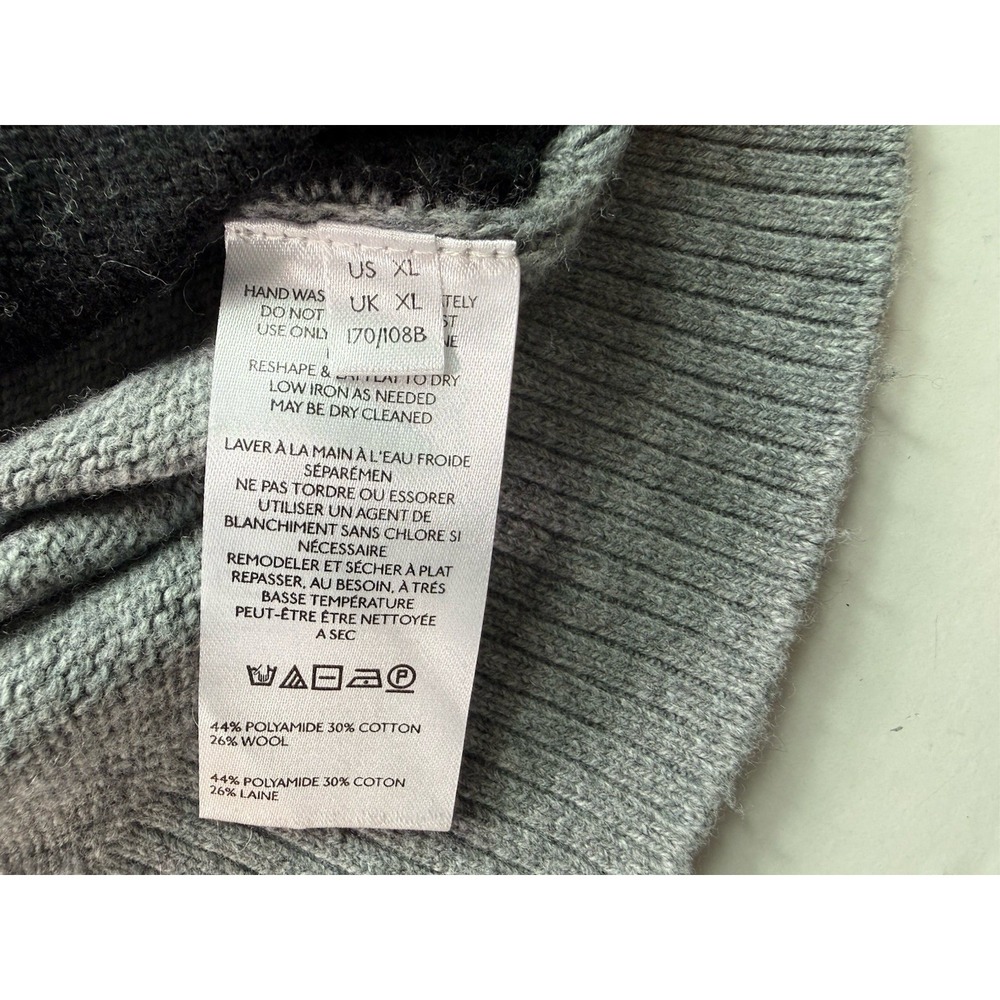 We The Free People Essential Cardi‎ Oversized Cardigan XL Black & Grey NWT - Picture 6 of 10